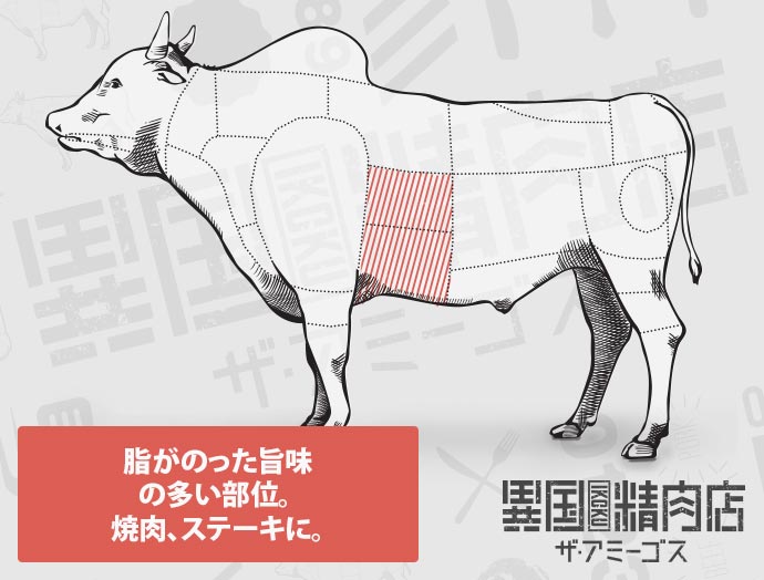 牛バラ/中落カルビ スティック 約500g