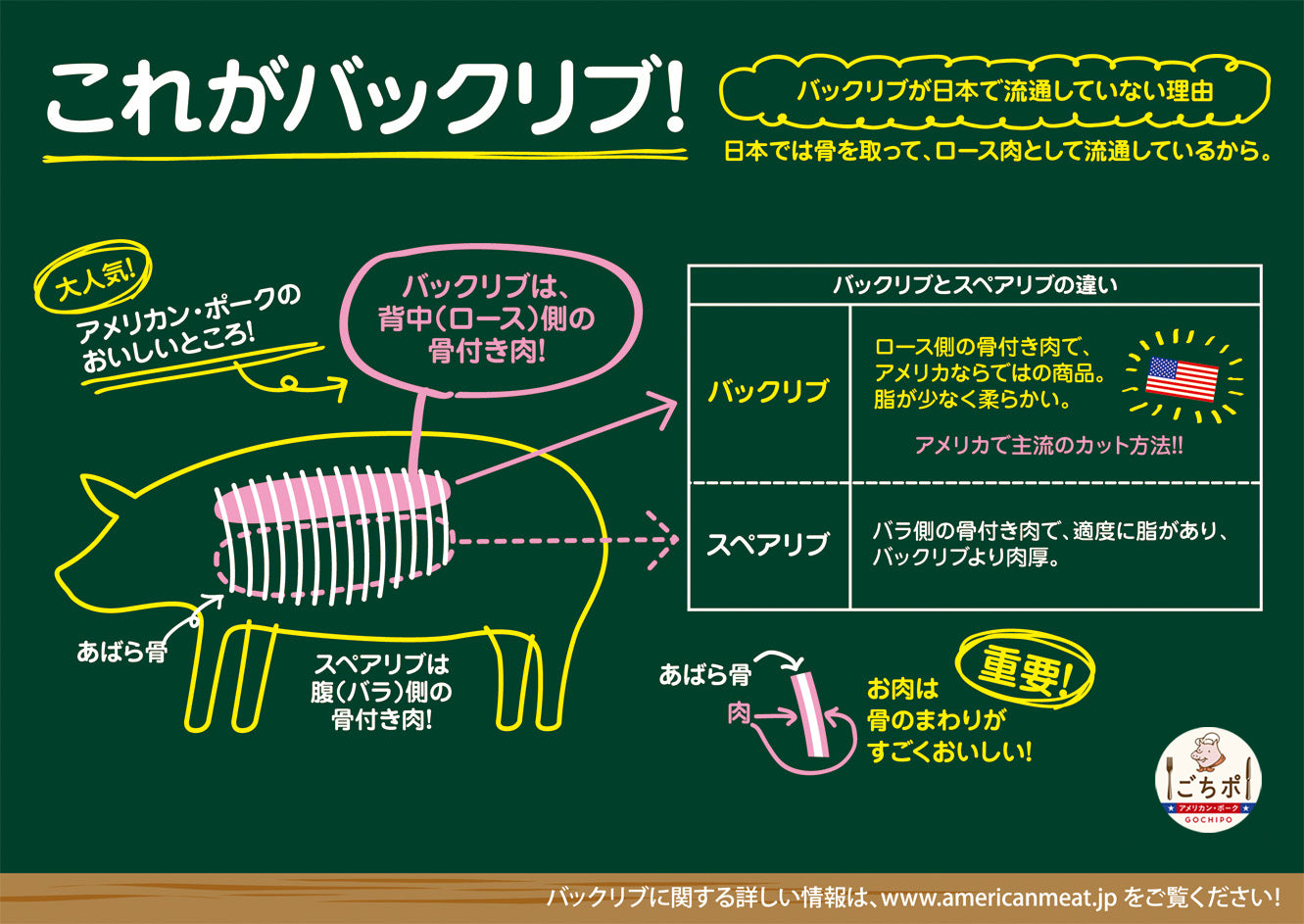 ポークバックリブ