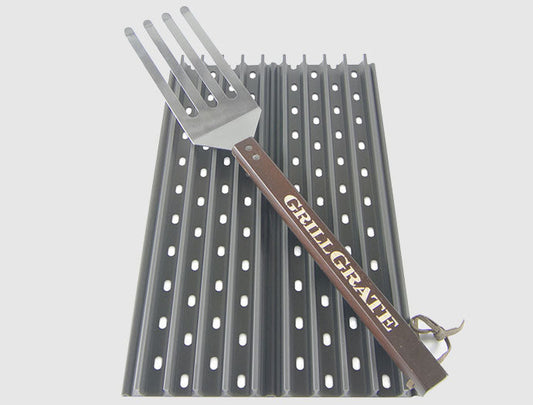 Grill Grate 15" Grill Surface Set 2 Panel set (10.5" TOTAL WIDTH)